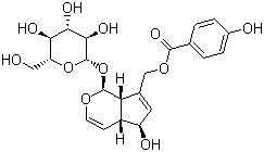 structure of CAS# 11027-63-7, Agnuside