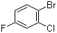 structure of CAS# 110407-59-5, 1-Bromo-2-chloro-4-fluorobenzene