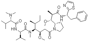structure of CAS# 110417-88-4, Dolastatin 10