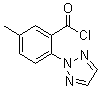 CAS 登录号：1104546-96-4, 5-甲基-2-(2H-1,2,3-三唑-2-基)苯甲酰氯