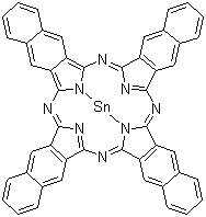 structure of CAS# 110479-58-8, Tin(II) 2,3-naphthalocyanine