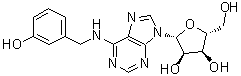 structure of CAS# 110505-76-5, N-(3-羟基苄基)腺苷