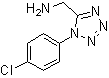 1-(4-Chlorophenyl)-1H-tetrazole-5-methanamine molecular structure (CAS 1105192-80-0)