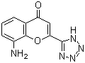 8-氨基-2-(1H-四唑-5-基)-4H-1-苯并吡喃-4-酮分子结构 (CAS 110683-22-2)