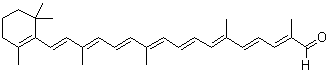 structure of CAS# 1107-26-2, beta-阿朴-8'-胡萝卜醛