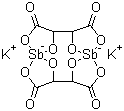 structure of CAS# 11071-15-1, L-Antimony potassium tartrate