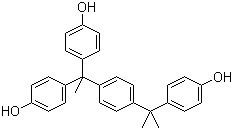 4,4'-[1-[4-[1-(4-Hydroxyphenyl)-1-methylethyl]phenyl]ethylidene]bis(phenol) molecular structure (CAS 110726-28-8)