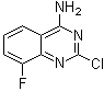 structure of CAS# 1107695-04-4, 2-Chloro-8-fluoro-4-quinazolinamine