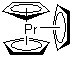 structure of CAS# 11077-59-1, Tris(cyclopentadienyl)praseodymium