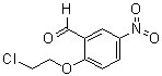 structure of CAS# 110837-53-1, 2-(2-氯乙氧基)-5-硝基苯甲醛