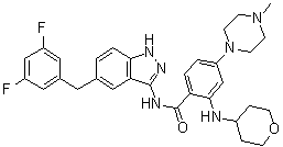 恩曲替尼分子结构 (CAS 1108743-60-7)