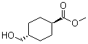 structure of CAS# 110928-44-4, 反式-4-(羟基甲基)环己烷羧酸甲酯