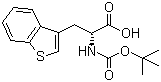 structure of CAS# 111082-76-9, Boc-D-3-Benzothienylalanine