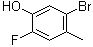 5-Bromo-2-fluoro-4-methylphenol molecular structure (CAS 1111096-04-8)
