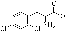 structure of CAS# 111119-36-9, 2,4-Dichloro-L-phenylalanine