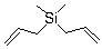 structure of CAS# 1113-12-8, 二烯丙基二甲基硅烷