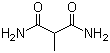 structure of CAS# 1113-63-9, 2-Methylmalonodiamide