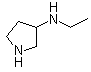 structure of CAS# 111390-22-8, 3-Ethylaminopyrrolidine