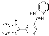 CAS 登录号：111397-62-7, 2,2'-(3,5-吡啶二基)双[1H-苯并咪唑]
