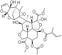 structure of CAS# 11141-17-6, Azadirachtin