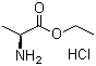 structure of CAS# 1115-59-9, Ethyl L-alaninate hydrochloride