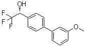 CAS # 1116459-85-8, (alphaR)-3'-Methoxy-alpha-(trifluoromethyl)[1,1'-biphenyl]-4-methanol, (1R)-2,2,2-Trifluoro-1-(3'-methoxybiphenyl-4-yl)ethanol