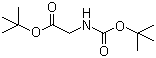 structure of CAS# 111652-20-1, N-(tert-Butoxycarbonyl)glycine tert-butyl ester