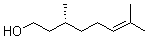 structure of CAS# 1117-61-9, (R)-3,7-Dimethyl-6-octen-1-ol