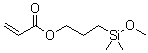 structure of CAS# 111918-90-2, 3-(Acryloyloxy)propyldimethylmethoxysilane