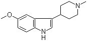 5-Methoxy-3-(1-methyl-4-piperidinyl)indole molecular structure (CAS 111963-87-2)