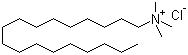 structure of CAS# 112-03-8, Octadecyl trimethyl ammonium chloride