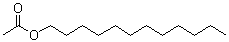 structure of CAS# 112-66-3, 十二烷-1-基乙酸酯