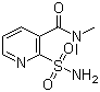 structure of CAS# 112006-75-4, 2-Aminosulfonyl-N,N-dimethylnicotinamide