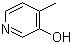 3-Hydroxy-4-methylpyridine molecular structure (CAS 1121-19-3)
