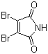 structure of CAS# 1122-10-7, 2,3-Dibromomaleinimide