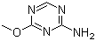 structure of CAS# 1122-73-2, 4-甲氧基-1,3,5-三嗪-2-胺