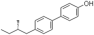 (S)-(+)-4'-(2-甲基丁基)联苯酚分子结构 (CAS 112231-66-0)
