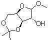 D-Methyl 3,5-O-isopropylidene-xylofuranoside molecular structure (CAS 112245-59-7)