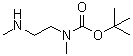 structure of CAS# 112257-19-9, N-[(tert-Butoxy)carbonyl]-N,N'-dimethylethylenediamine