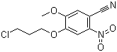 CAS 登录号：1122661-13-5, 4-(3-氯丙氧基)-5-甲氧基-2-硝基苯腈