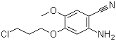CAS # 1122661-16-8, 2-Amino-4-(3-chloropropoxy)-5-methoxybenzonitrile