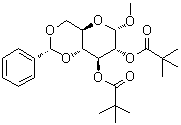 CAS # 112317-67-6, Methyl 4,6-O-[(R)-phenylmethylene]-alpha-D-glucopyranoside 2,3-bis(2,2-dimethylpropanoate)