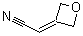 structure of CAS# 1123787-67-6, (Oxetan-3-ylidene)acetonitrile