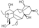 CAS # 112515-37-4, Neolinine, (1alpha,6alpha,14alpha,16beta)-20-Ethyl-4-(hydroxymethyl)-6,16-dimethoxyaconitane-1,8,14-triol