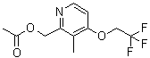 CAS 登录号：112525-75-4, 3-甲基-4-(2,2,2-三氟乙氧基)-2-吡啶甲醇乙酸酯