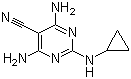 structure of CAS# 112636-83-6, Dicyclanil