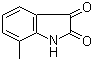 structure of CAS# 1127-59-9, 7-甲基靛红
