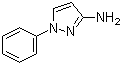1-Phenyl-3-aminopyrazole molecular structure (CAS 1128-56-9)