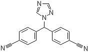 structure of CAS# 112809-51-5, 来曲唑