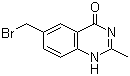 structure of CAS# 112888-43-4, 6-Bromomethyl-3,4-dihydro-2-methyl-quinazolin-4-one